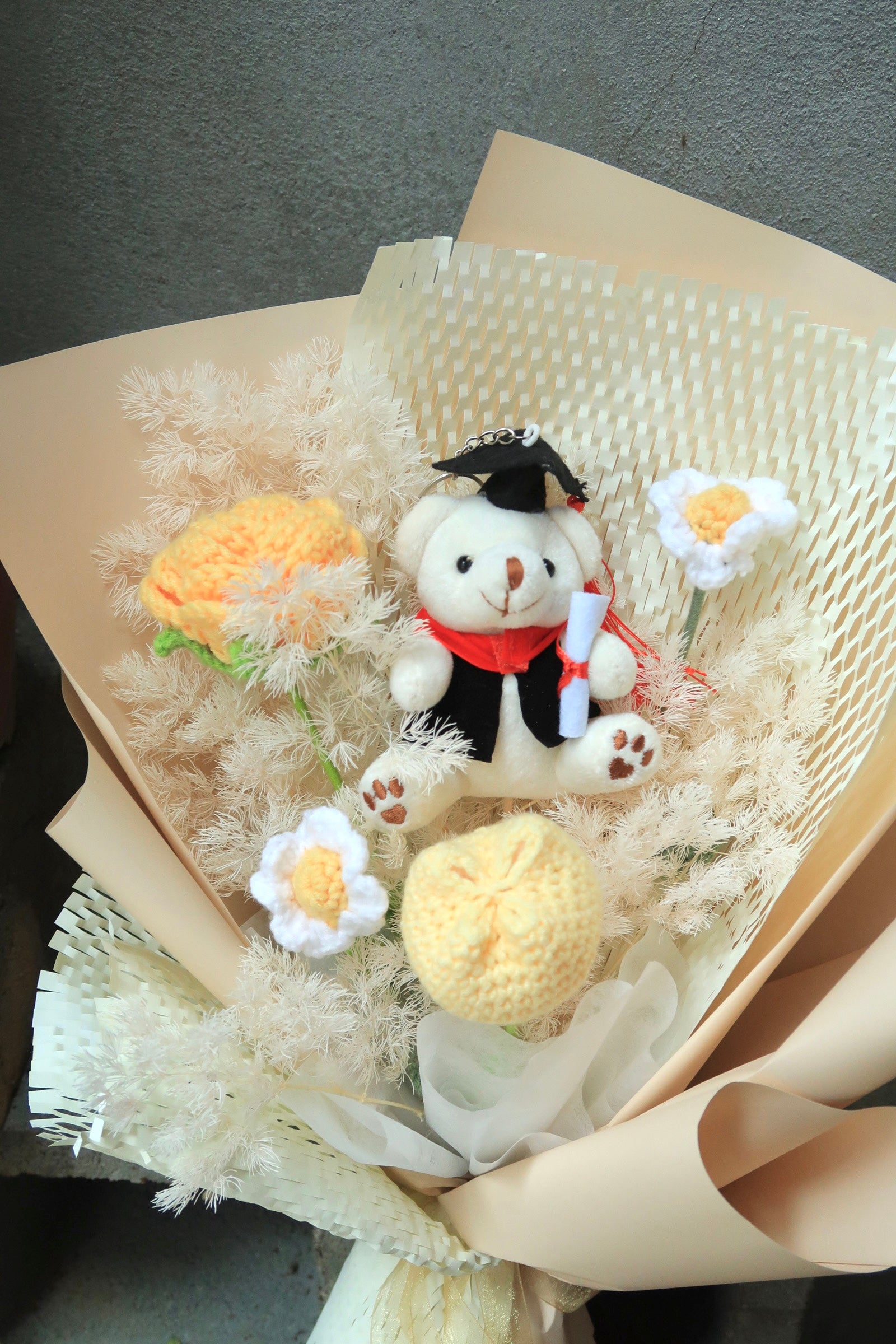 Crochet Flower - Soft Grad