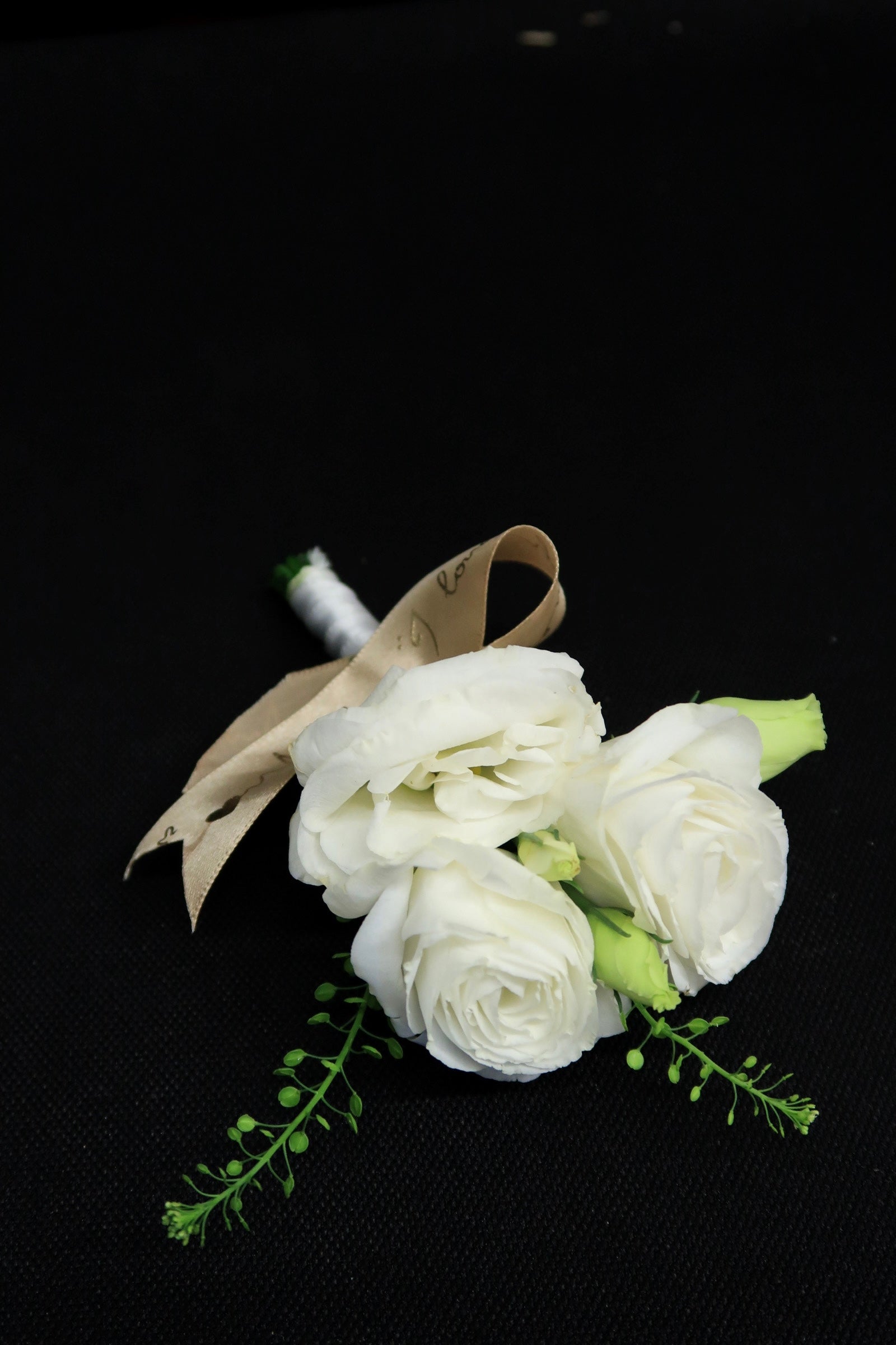 Boutonnière - White Eustoma