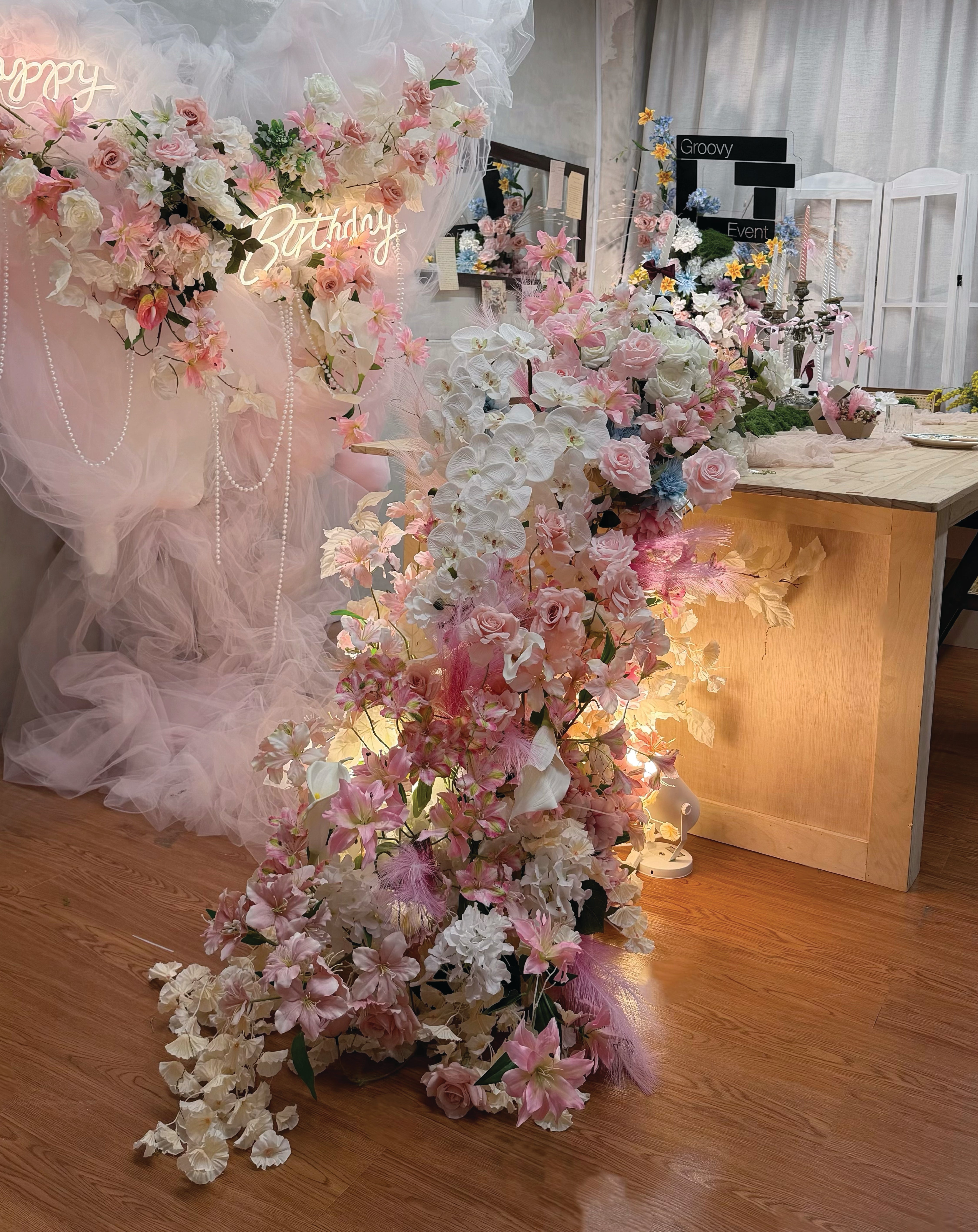 Butterfly Bloom- Backdrop + Table Styling Package