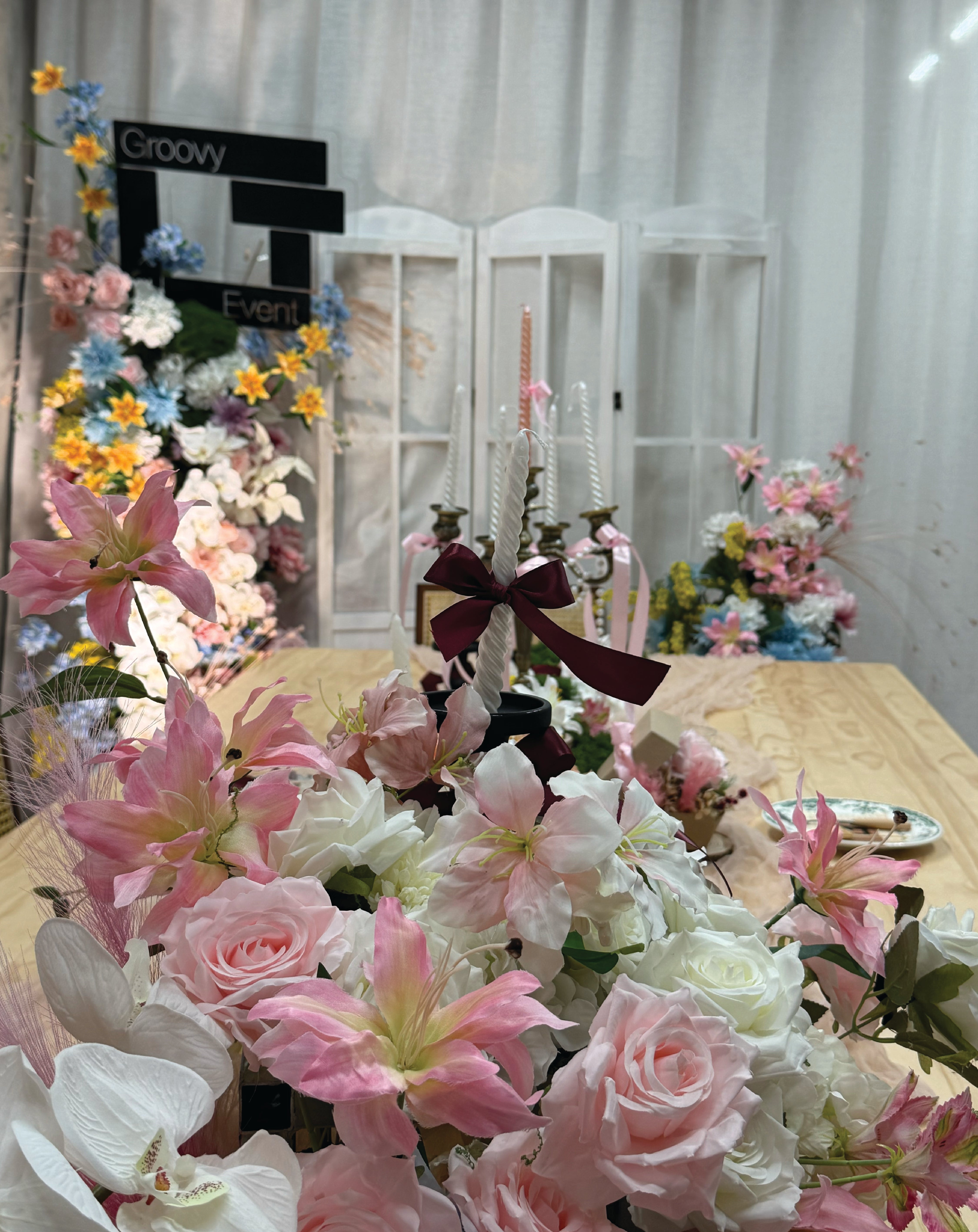 Butterfly Bloom- Backdrop + Table Styling Package